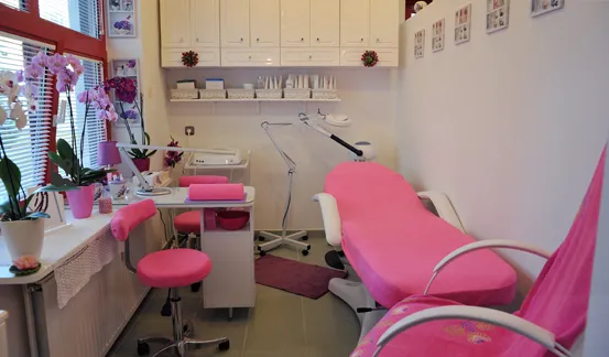 Wnętrze salonu Zakątek Kosmetyki i Wizażu U Beaty